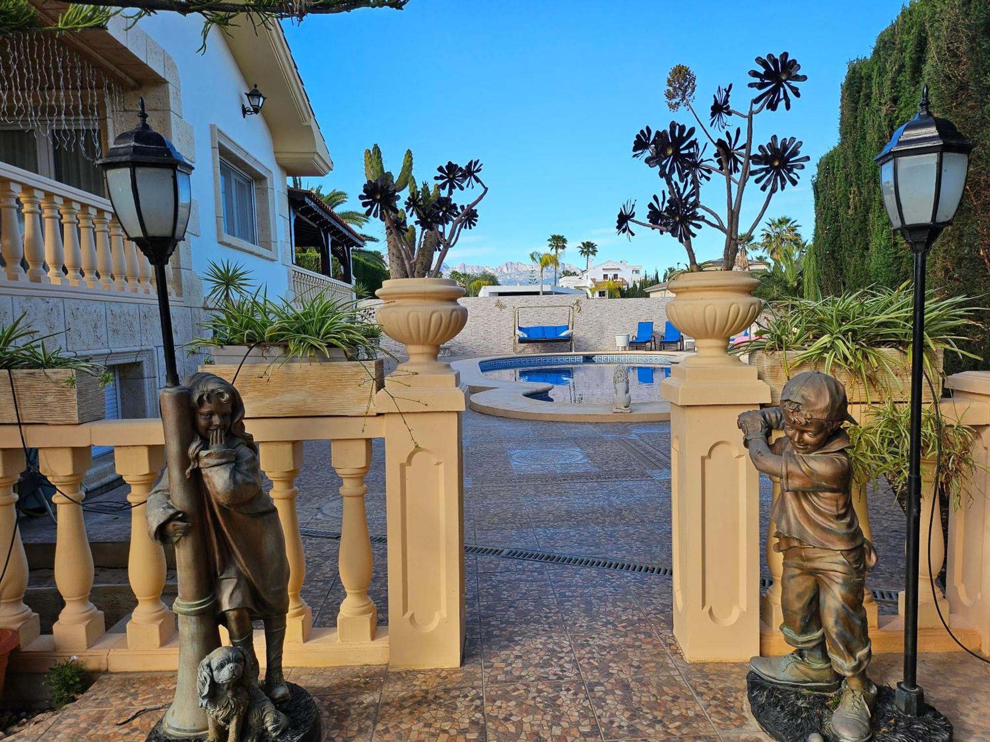 Villa Tres Palmeras En Alfaz Del Pi , Albir, Benidorm L'Alfas del Pi Eksteriør bilde